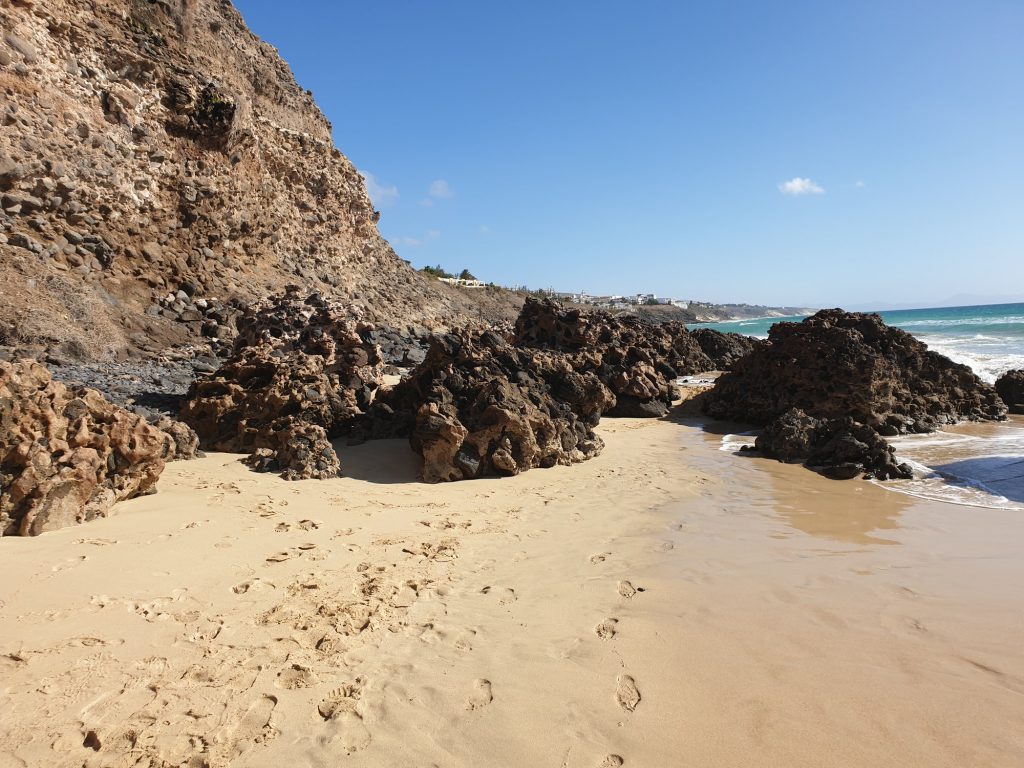 Playa de Jandia: Strandspaziergang in Richtung Norden (Esquinzo)