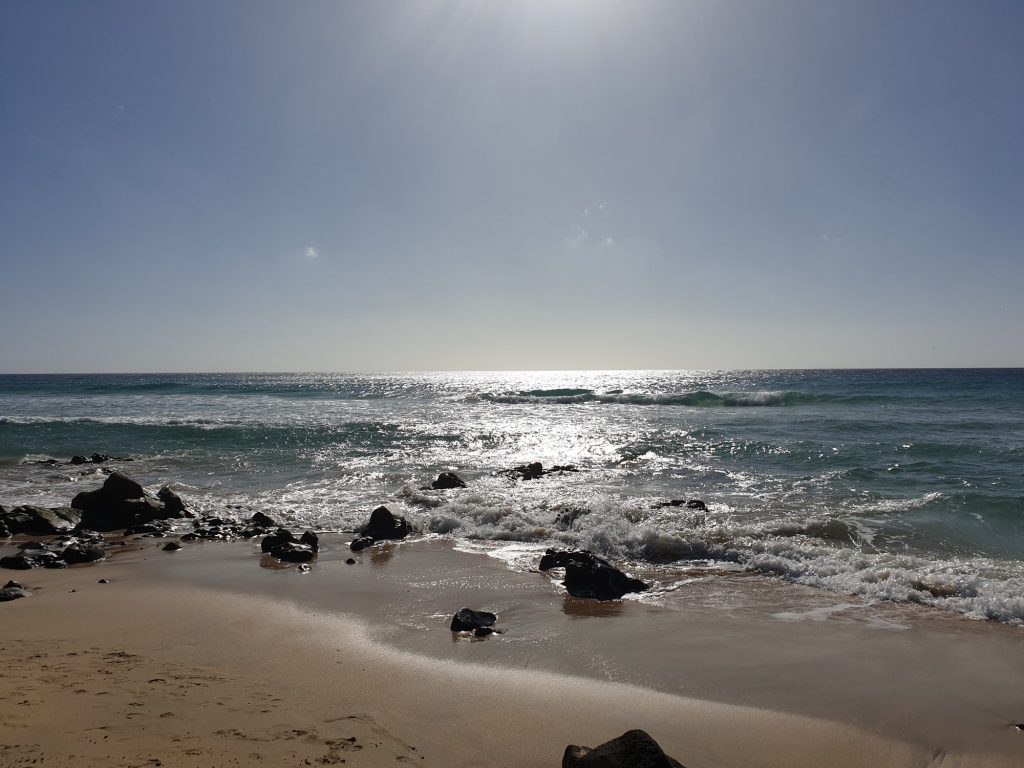 Playa de Jandia: Strandspaziergang in Richtung Norden (Esquinzo)